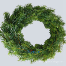 Artificial Christmas Wreath 45cm PE Pine Ring Artificial Plant for Holiday Decoration & Gift (33060)